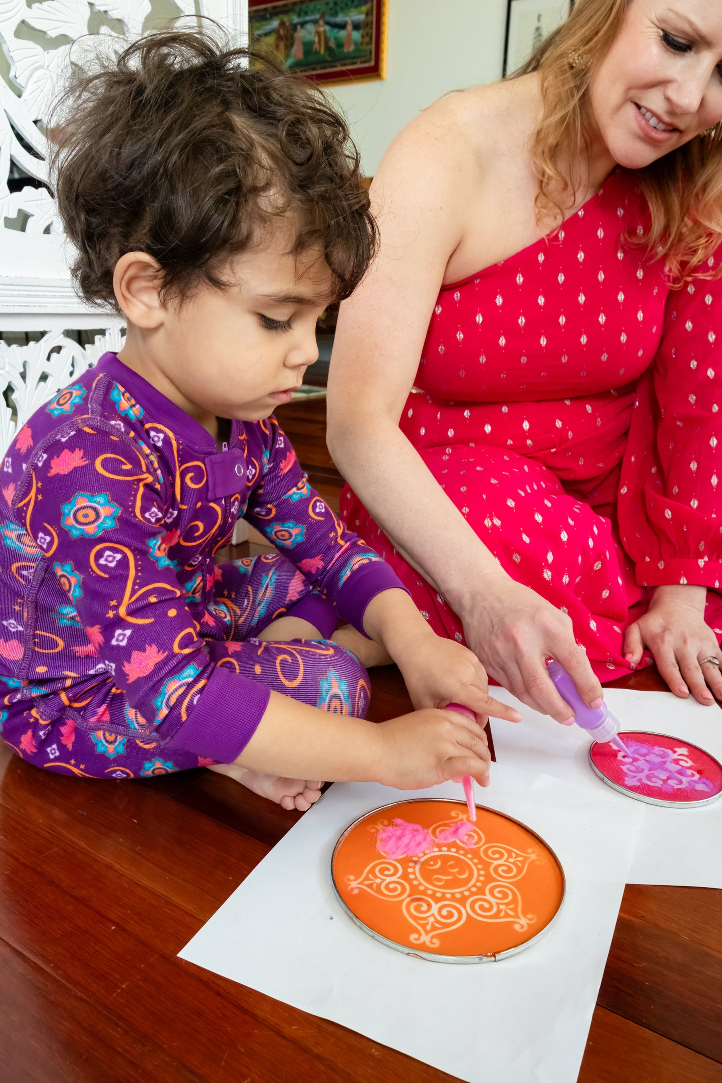 Purple Rangoli Baby Sleeper